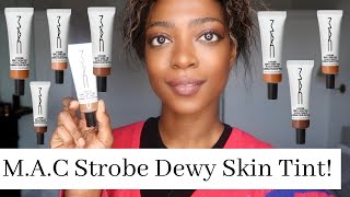 New! MAC Strobe Dewy Skin Tint Review + Wear Test