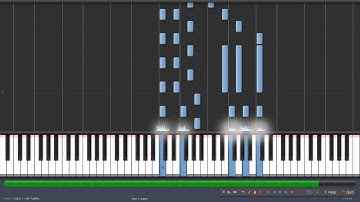 Czerny Exercise 25 from Practical Method for Beginners at 70BPM in Synthesia