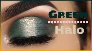 Green Halo Eye Feat. Morphe x Jaclyn Hill Palette | GlamorousReflections