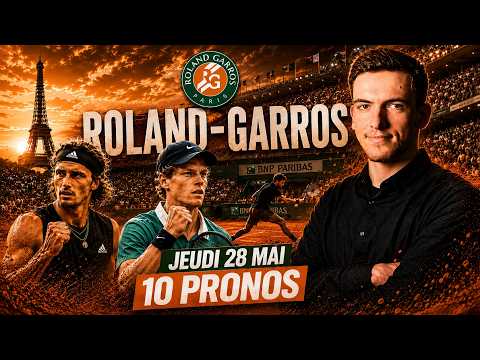 Video Pronostics Tennis Roland Garros ATP et WTA : Rinderknech Berrettini, Kouame... + ticket @2,91