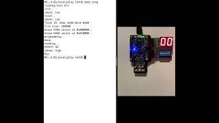 03 icebreaker FPGA example (Hex display)