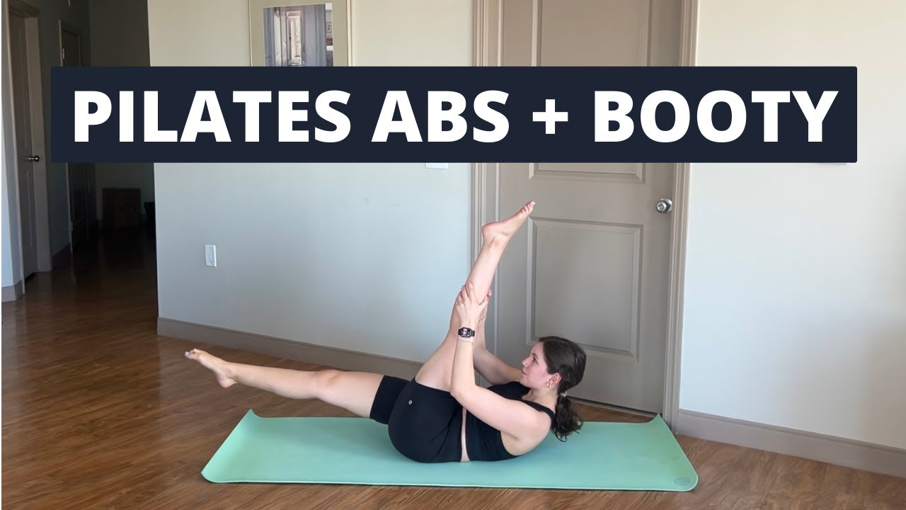 30 MIN PILATES ABS + BOOTY WORKOUT (No Equipment || Pilates for Core ...