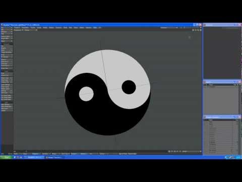 TrueArt LightWave 3D Tutorial How To Make Yin Yang Full HD video