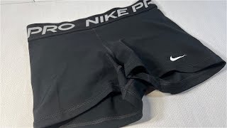 Nike Womens Pro 3 Training Shorts - Color Black White