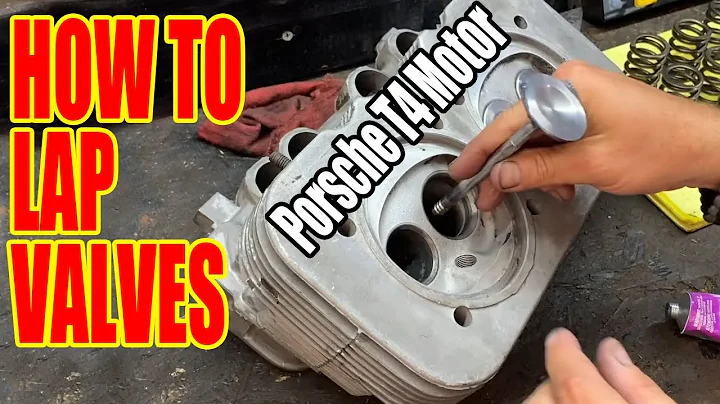 How To Lap Valves - DIY Rebuilding VW Porsche Heads - Lapping Valves Made Easy