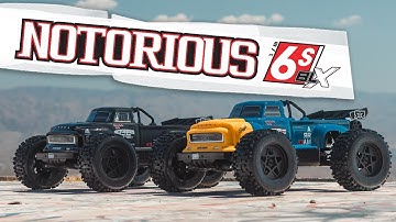 @ARRMARC NOTORIOUS 6S BLX RTR // EXTREME STUNTS, RETRO STYLE [ARA8611V6]