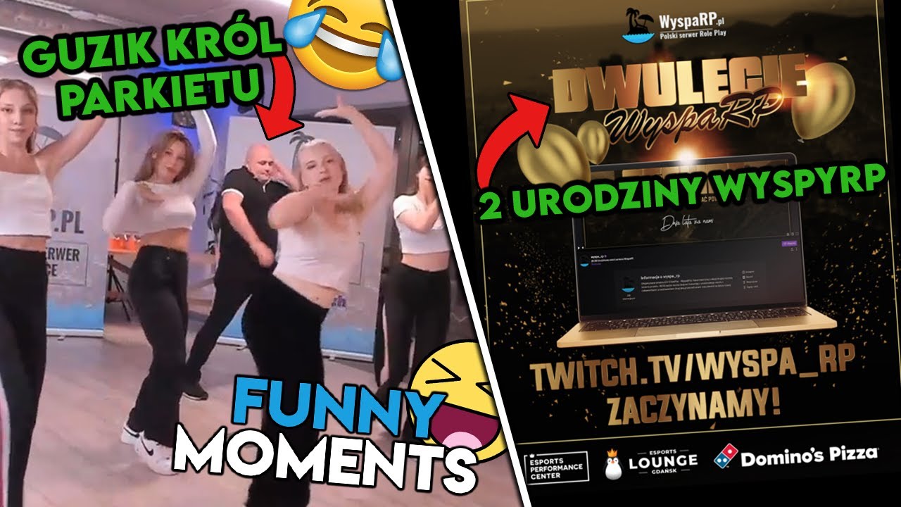 GUZIK KRÓL PARKIETU | 2 URODZINY WYSPYRP |😂 SHOTY 😂| Funny Moments#312🔥