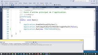 #Csharp #ADO.NETcours 11 : Comment travailler avec un objet #DATAREADER