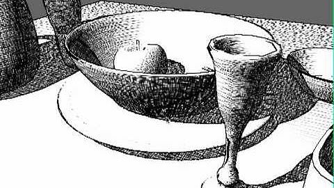 Non-Photorealistic Rendering - Real-Time Hatching GLSL