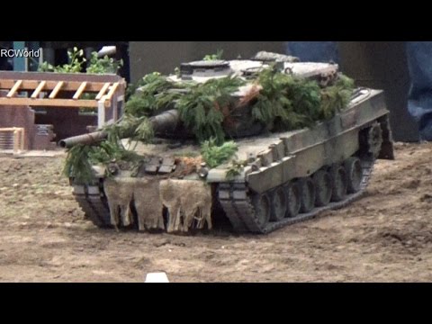 44cm Groß Ferngesteuerter Panzer RC Tank Panzer Elektrisch Spielzeug Kampfpanzer 