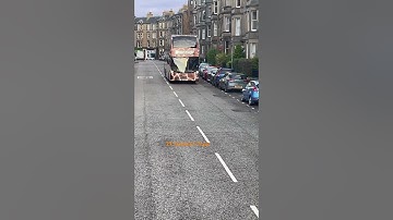 Lothian bus 27 to Hunter’s Tryst. Giraffe Bus #shortvideo