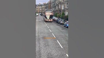 Lothian bus 27 to Hunter’s Tryst. Giraffe Bus #shortvideo