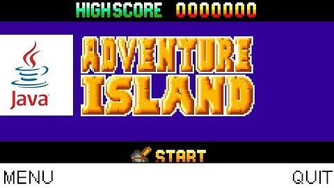 "Adventure Island" OLD JAVA GAME (Living Mobile 2004 year)