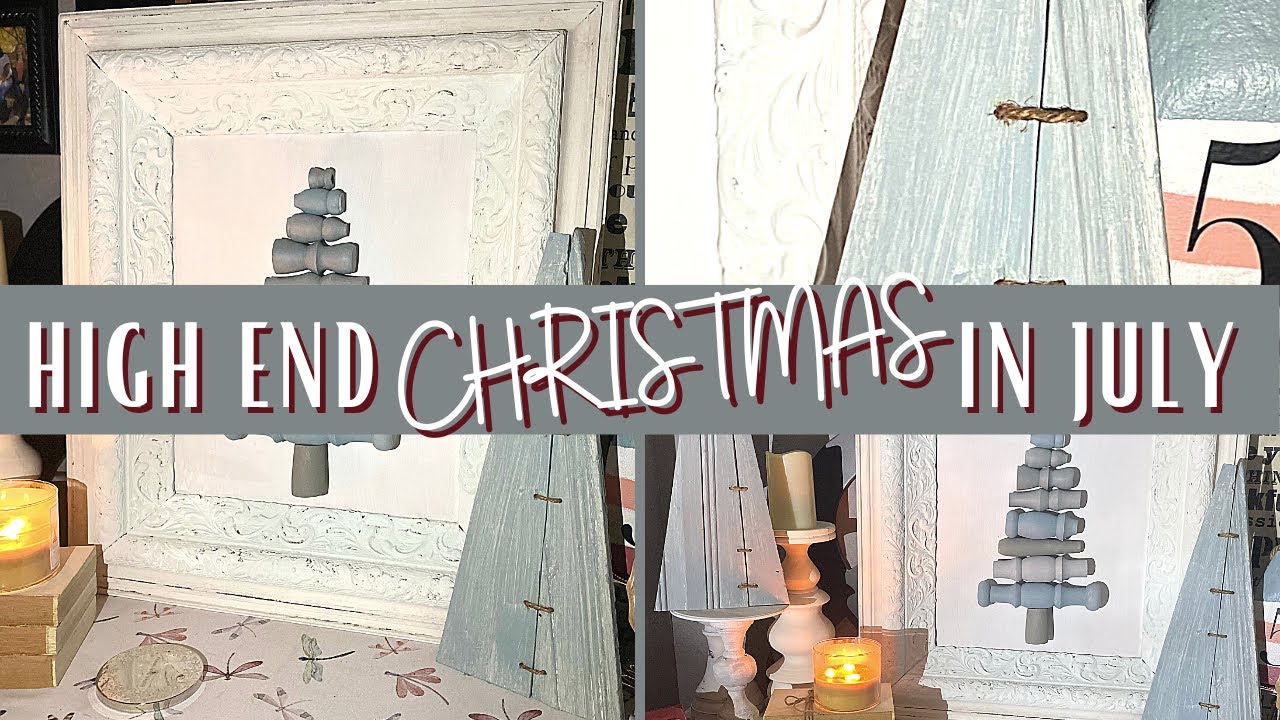 ❄ New HIGH END CHRISTMAS IN JULY DIYS 🎄 Power Up Collab 🔨 Crafting My Stash 🔨 Upcycled & Thrifted