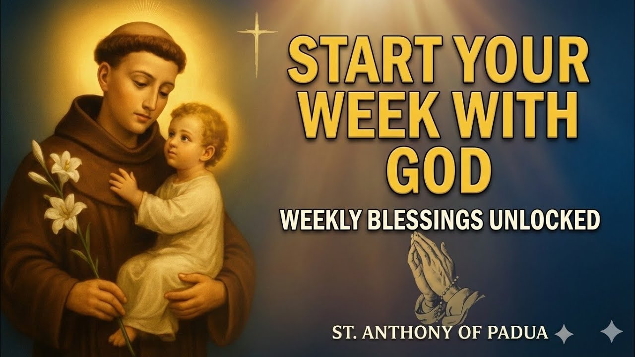 🙏✨DON’T START THIS WEEK WITHOUT THIS PRAYER! URGENT BLESSINGS AWAITS | SAINT ANTHONY OF PADUA✨🙏