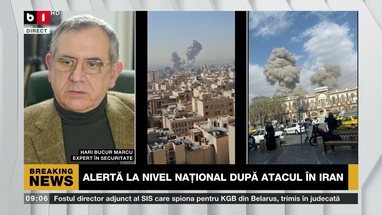 ULTIMA ORĂ: ISRAELUL A ATACAT IRANUL. STARE DE URGENȚĂ MAXIMĂ  H.  B.MARCU, CU DETALII_Știri B1TV