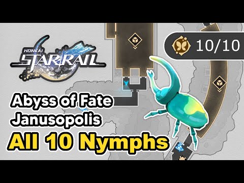 ★奇跡の獲得★EvelyneTPM noir シルバー金具 Abyss of Fate Janusopolis - All Nymphs Locations - Honkai