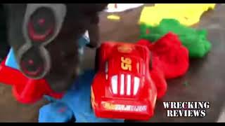 Thomas And Lighting Mcqueen Got Stuck In Play Doh