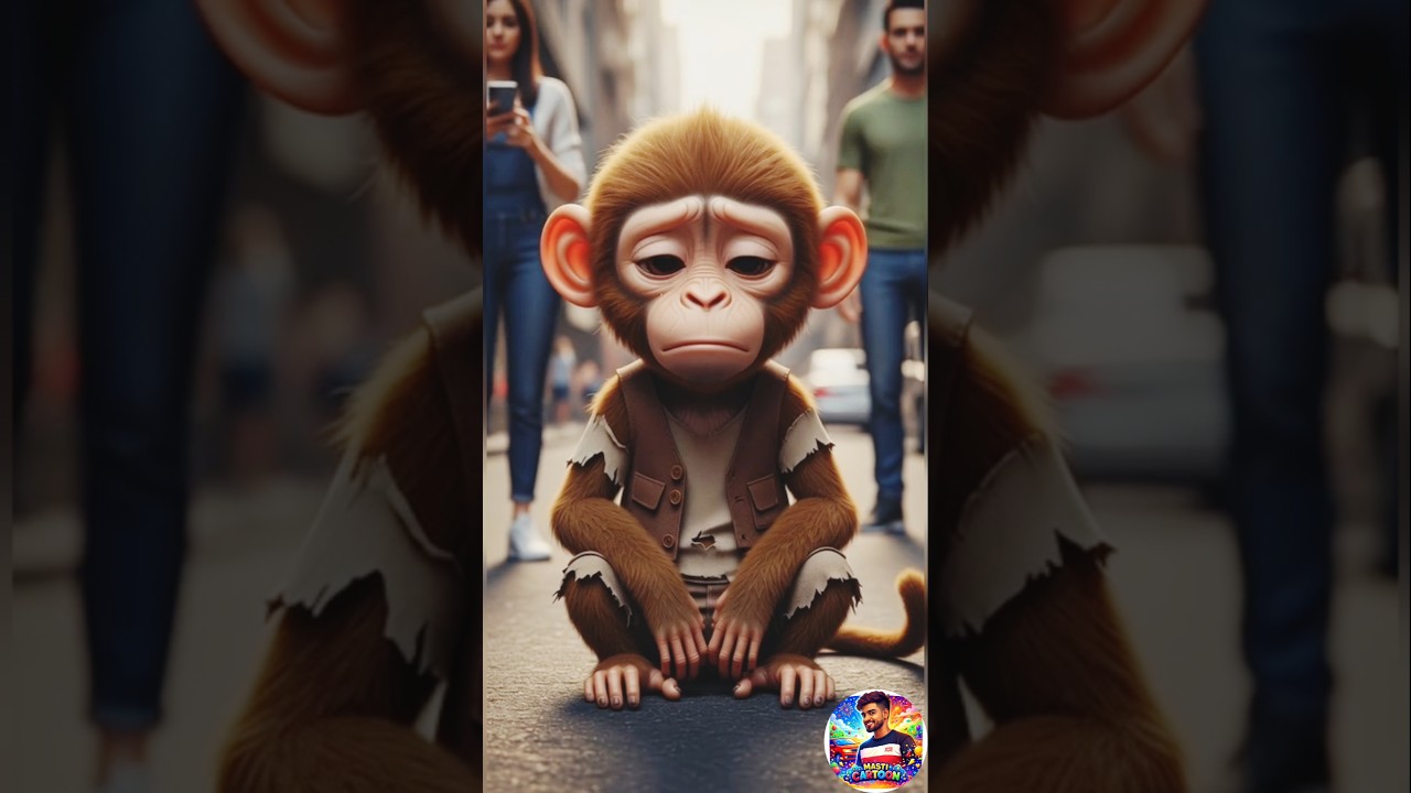 &ldquo;भीड़ में खोया एक मासूम&hellip; 😭🐒 | दिल छू लेने वाली कहानी&rdquo;