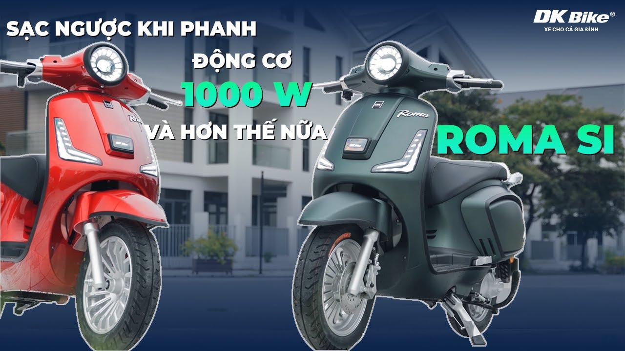 Xe máy điện - Roma Si dòng xe máy điện cao cấp nhất... - youtube