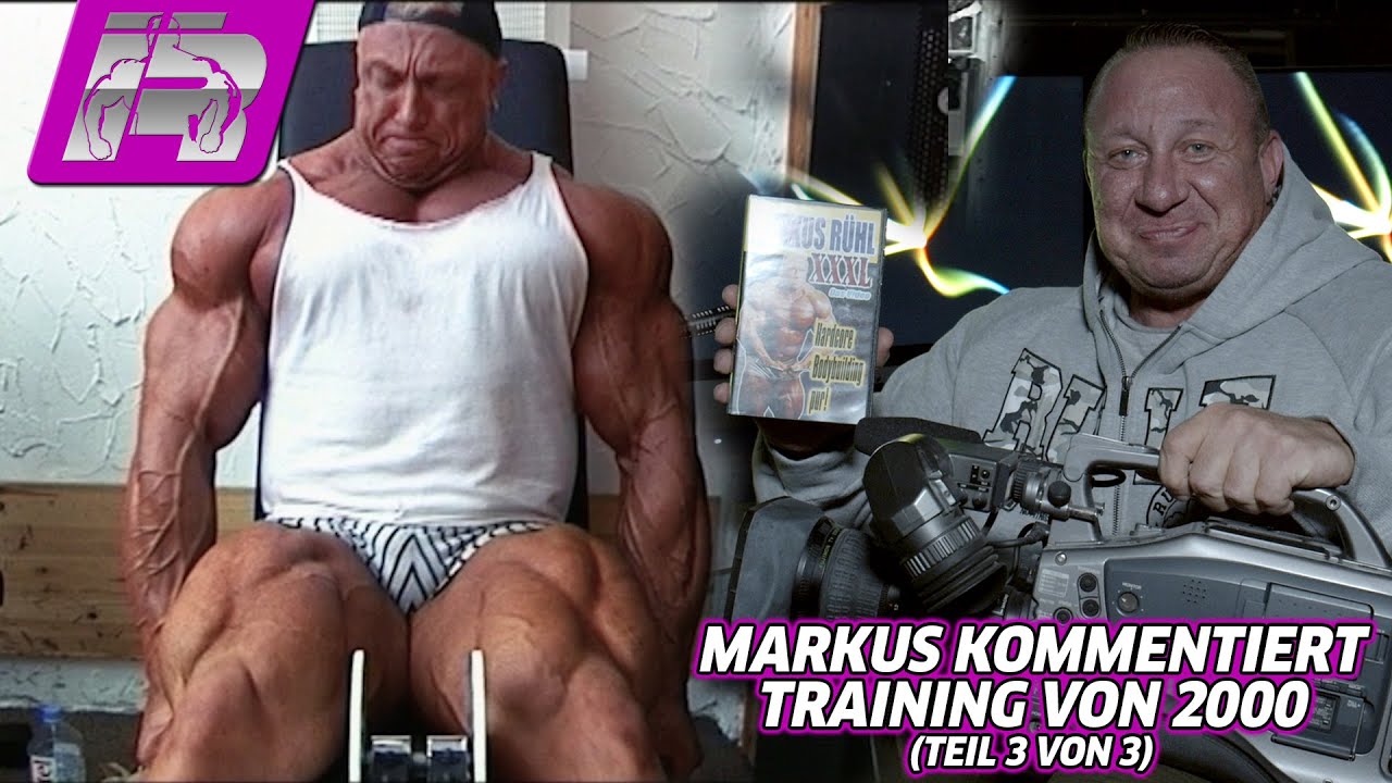 Markus kommentiert Bizeps- und Rückentraining aus dem Jahr 2000 (Markus Rühl XXXL-VHS) - Teil 2
