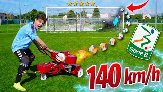 ⚽🧤 SPARAPALLONI VS PORTIERE di SERIE A! *140 km/h* 💥