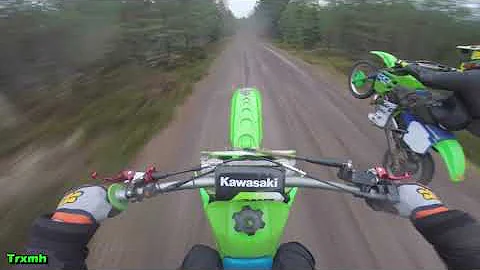 KX500 & KX500 Riding - Big Bore 2-Stroke Power and Sound