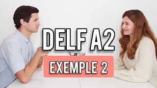 PRODUCTION ORALE DELF A2 | Exemple avec SOUS-TITRES et explications