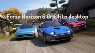 Forza Horizon 6 crash to desktop fix solution - game has stopped working game is not working