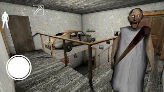 Granny Game Horror Escape Gameplay | Car In Air Granny Custom Map Ep04