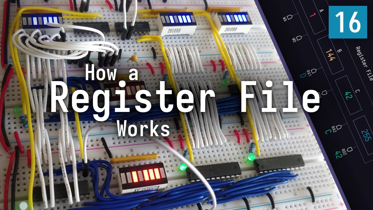 How a Register File Works – Superscalar 8-Bit CPU #16