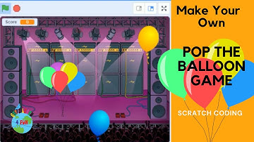 Make POP The Balloon game | Scratch Coding Project | Easy Coding Game for Everyone