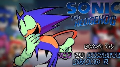 Sonic characters react to FNF vs Rewrite round 2 | Gacha life 2 | Dant pae