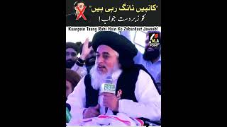 Kaanpein Taang Rahi Hain Ko Jawaab! | Allama Khadim Hussain Rizvi #status #bayan #reply screenshot 4