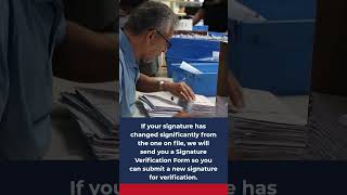 Election Myth - Signature Verification