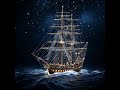 One Starry Ship – Luxury Nautical Artwork by Abstract Photorealism™