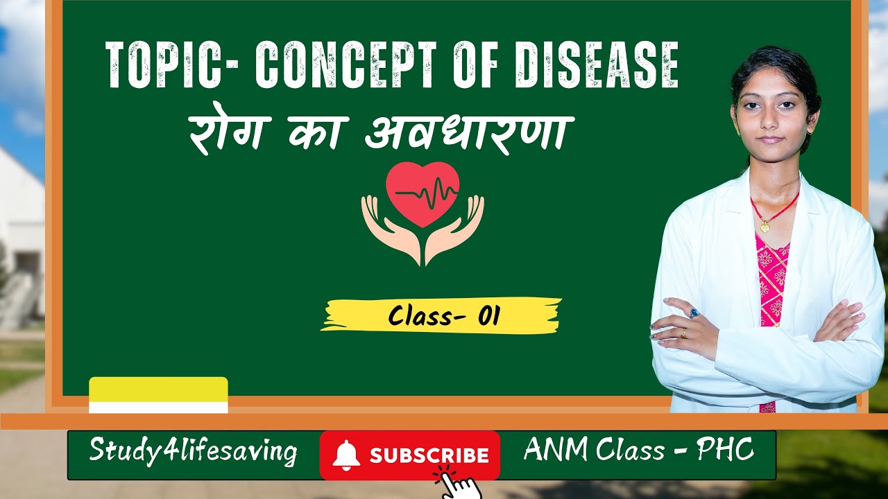 #anmclasses  Topic- Concept of disease रोग का अवधारणा