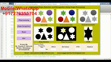 Shape Detection and Recognition Using Image Processing