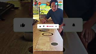 Who will win this challenge☺️😱~mini woodworking art skill /wood/ handcrafts/#shorts #entertainment