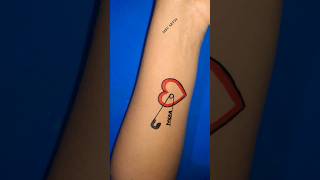 DIY PIN MOM TATTOO #new #tattoo #shorts #viral #2k26 #trending #bodyart
