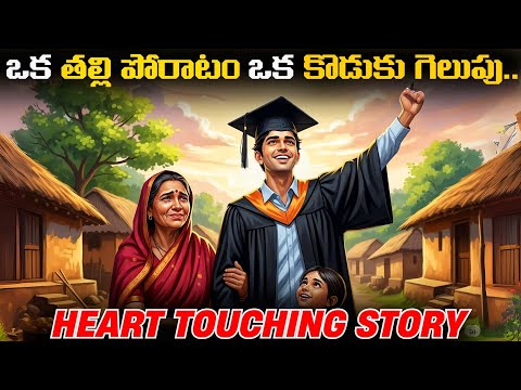 తల్లి కన్నీళ్ల వెనుక కొడుకు విజయగాథ 💔🎓 | Heart touching Son And Mother Story | Voice of Telugu