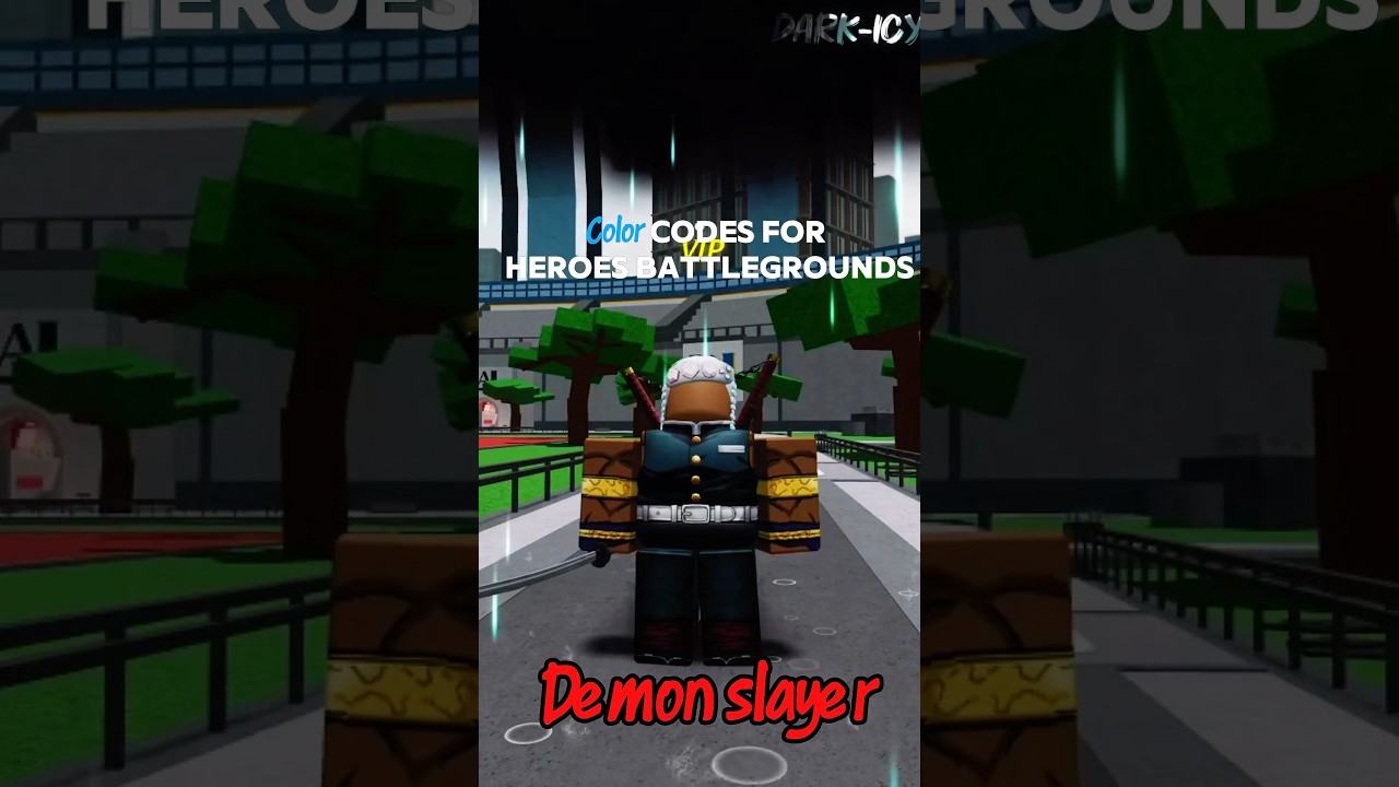 Colors codes for heroes battlegrounds (demon slayer)🔥 