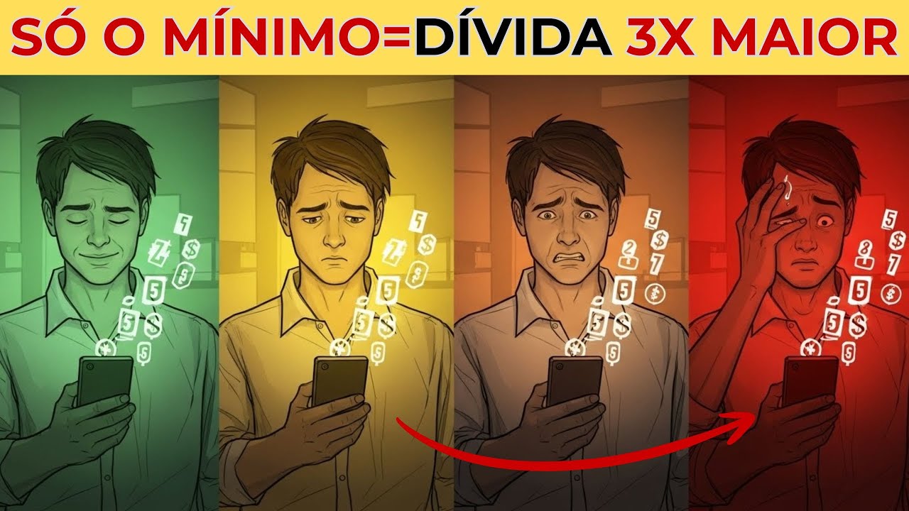 Paguei só o mínimo do cartão por 4 meses. Me arrependi.