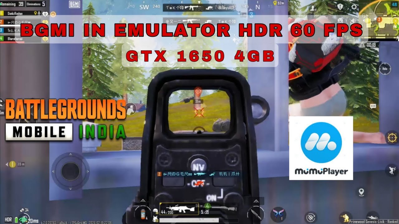 BGMI IN EMULATOR HDR 60 FPS #bgmi #pubg #gaming #viral #trending #bgmiemulator 