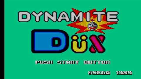 Sega Master System - Dynamite Dux Gameplay