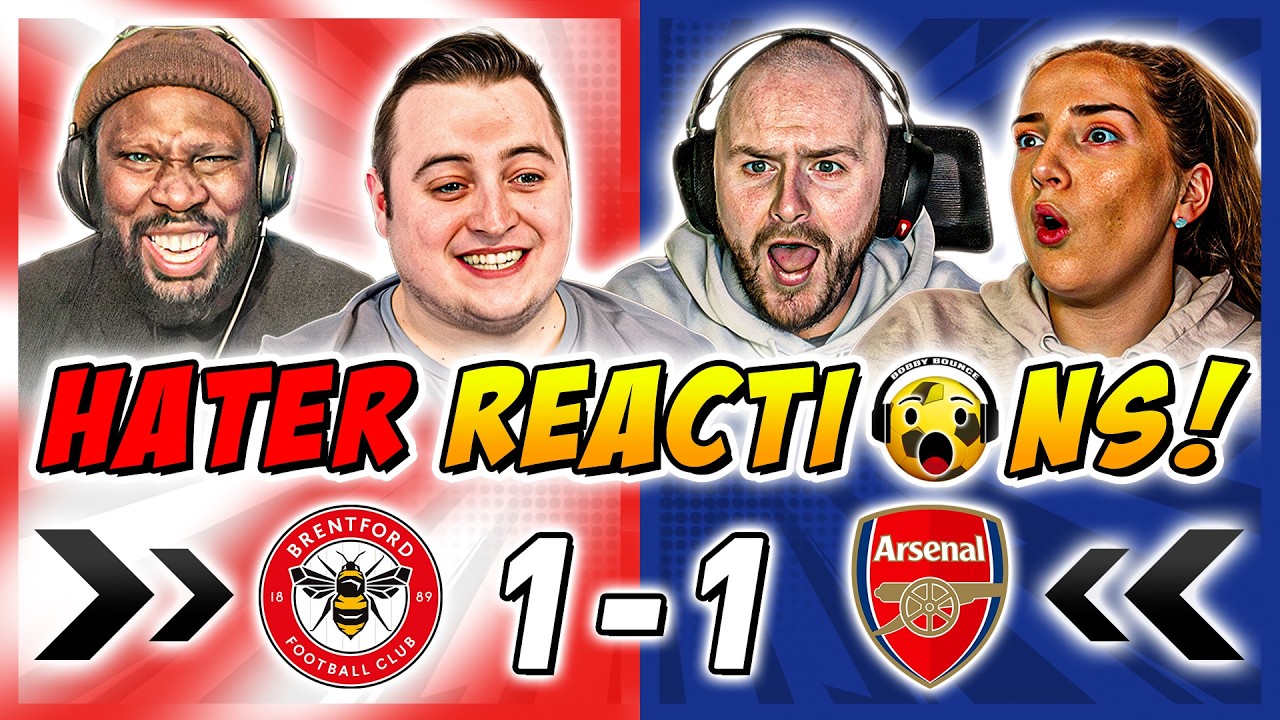 Rivals & Haters Reactions to Brentford 1-1 Arsenal | Premier League Fan Reactions