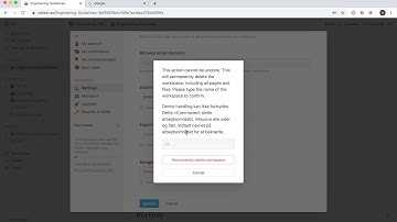 How to DELETE WORKSPACE in NOTION?