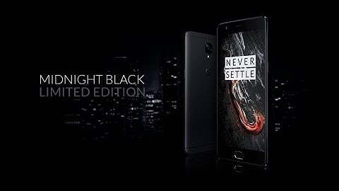How to Get OnePlus 3T Midnight Black Edition Stock Wallpapers