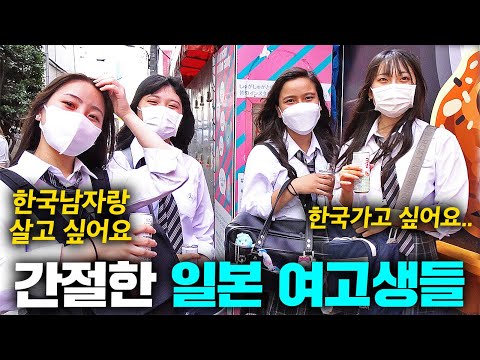 일본 도쿄 길거리 인터뷰 최근 한국남자가 일본 여자들에게 인기 터졌다는게 사실일까 