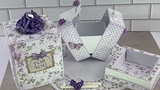 Assembly tutorial for the Pop Up Ring/Gift Box - with a surprise at the end!